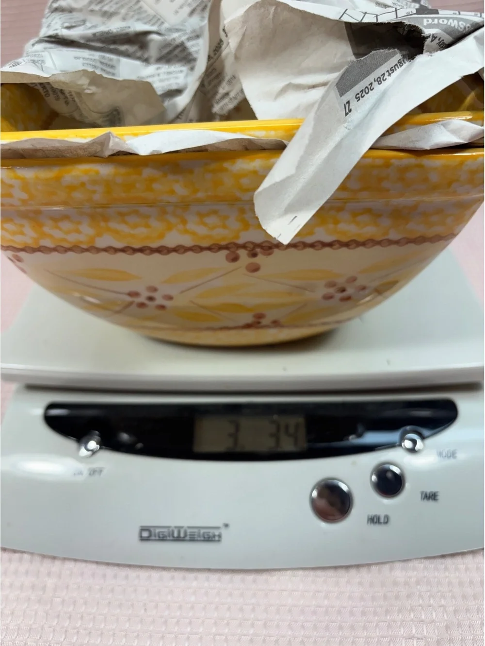 These are Temp-tations Old World Yellow square bowls 1-quart and 1.5-quart